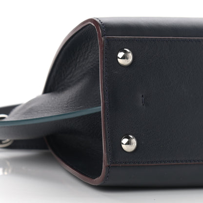 Fendi Vitello Dolce Mini 3jours Tote Blue Notte 7 of 14