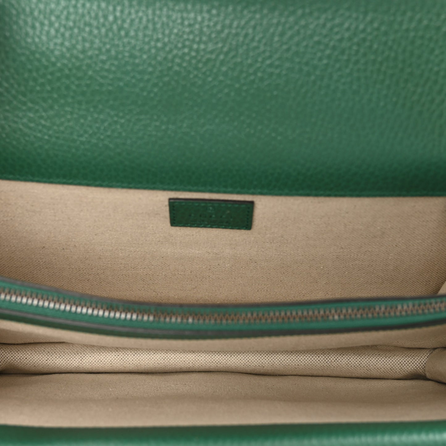 Pebbled Calfskin Small Dionysus Shoulder Bag Emerald