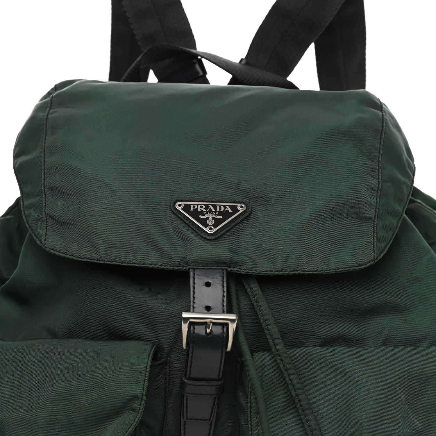 Prada Nylon Vela Backpack Green 9 of 14