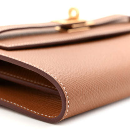 Hermes Epsom Kelly Wallet To Go Gold 16 of 21