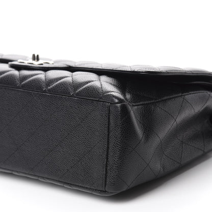 Chanel Caviar Quilted Maxi Double Flap Black 7 of 11