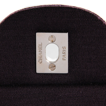 Chanel Jersey Quilted Jumbo Single Flap Purple 8 of 8