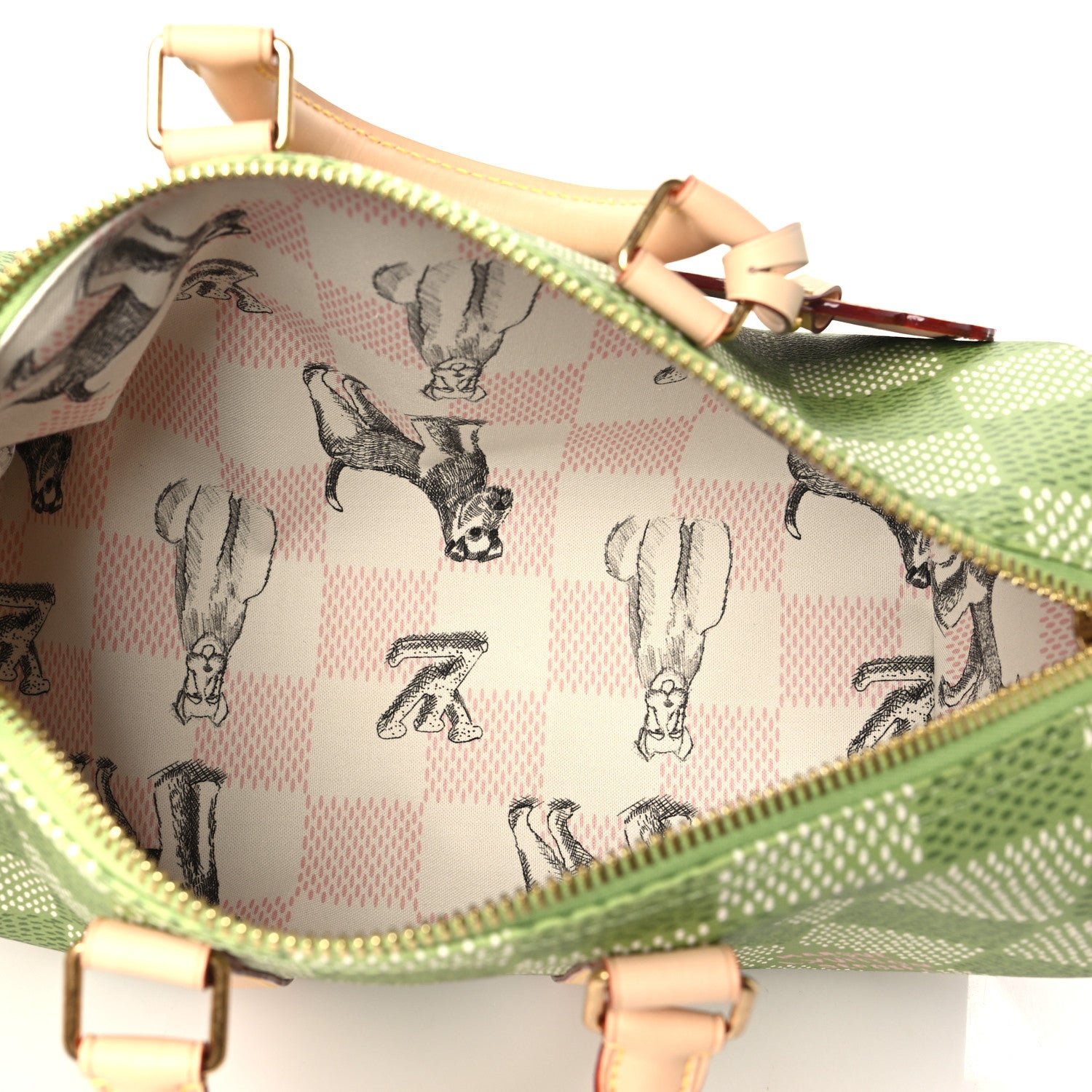 Louis Vuitton Damier Golf Keepall Bandouliere 35 Green 5 of 9
