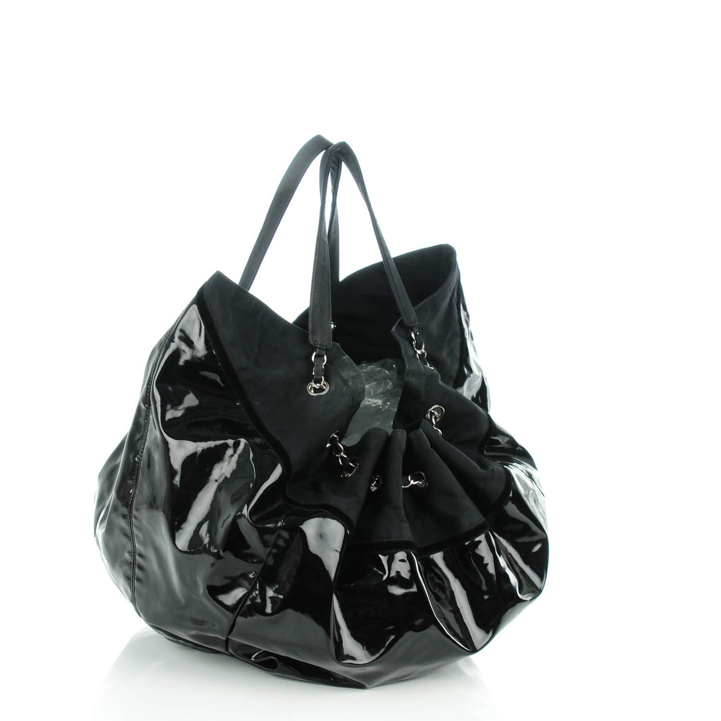 Vinyl Large Stretch Spirit Cabas Black
