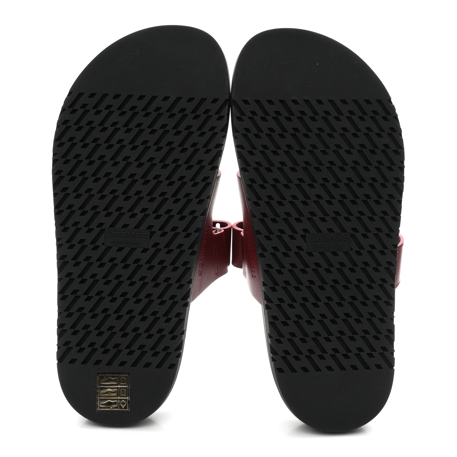 Hermes Calfskin Womens Chypre Sandals 36 Rouge H 6 of 9