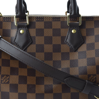 Louis Vuitton Damier Ebene Speedy Bandouliere 25 10 of 10