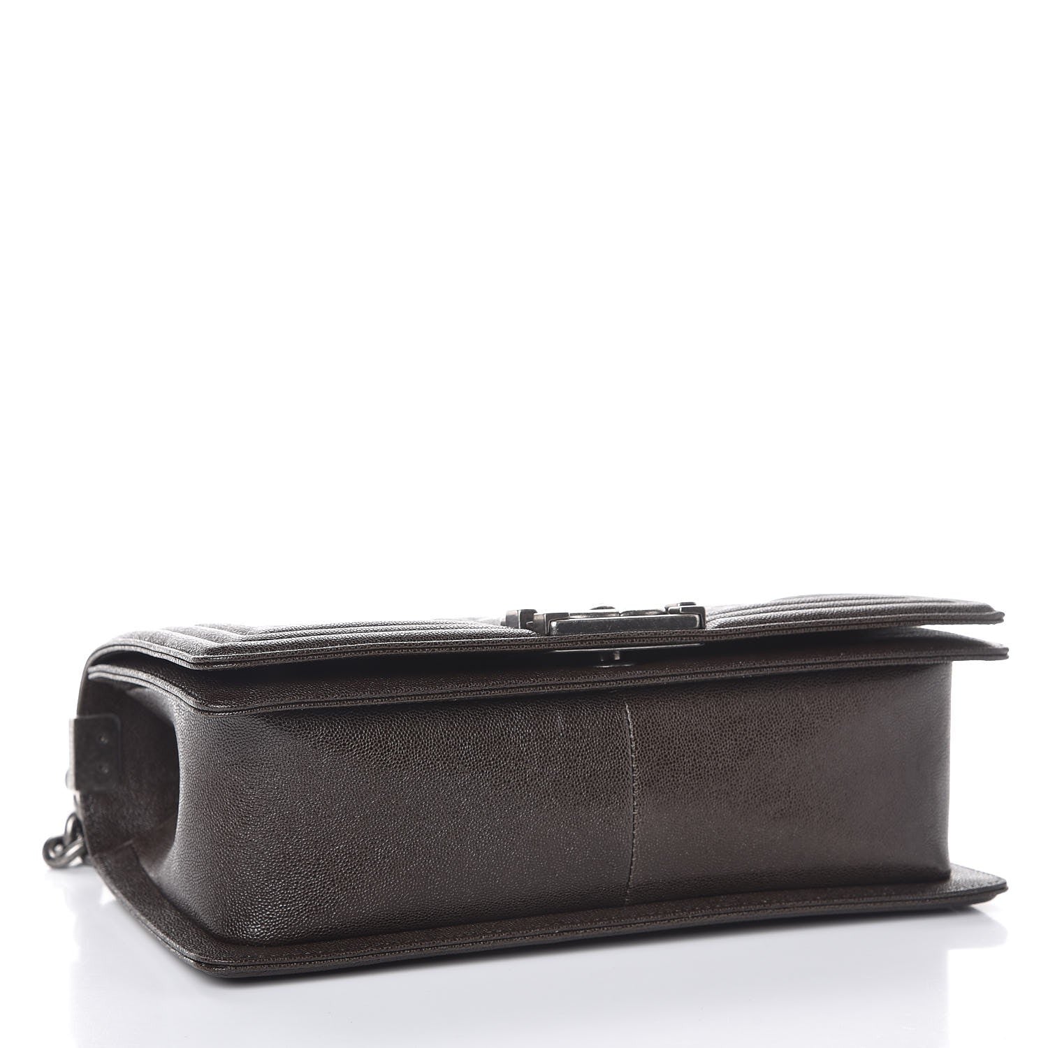 Chanel Caviar Quilted Medium Boy Flap Brown 4 of 8