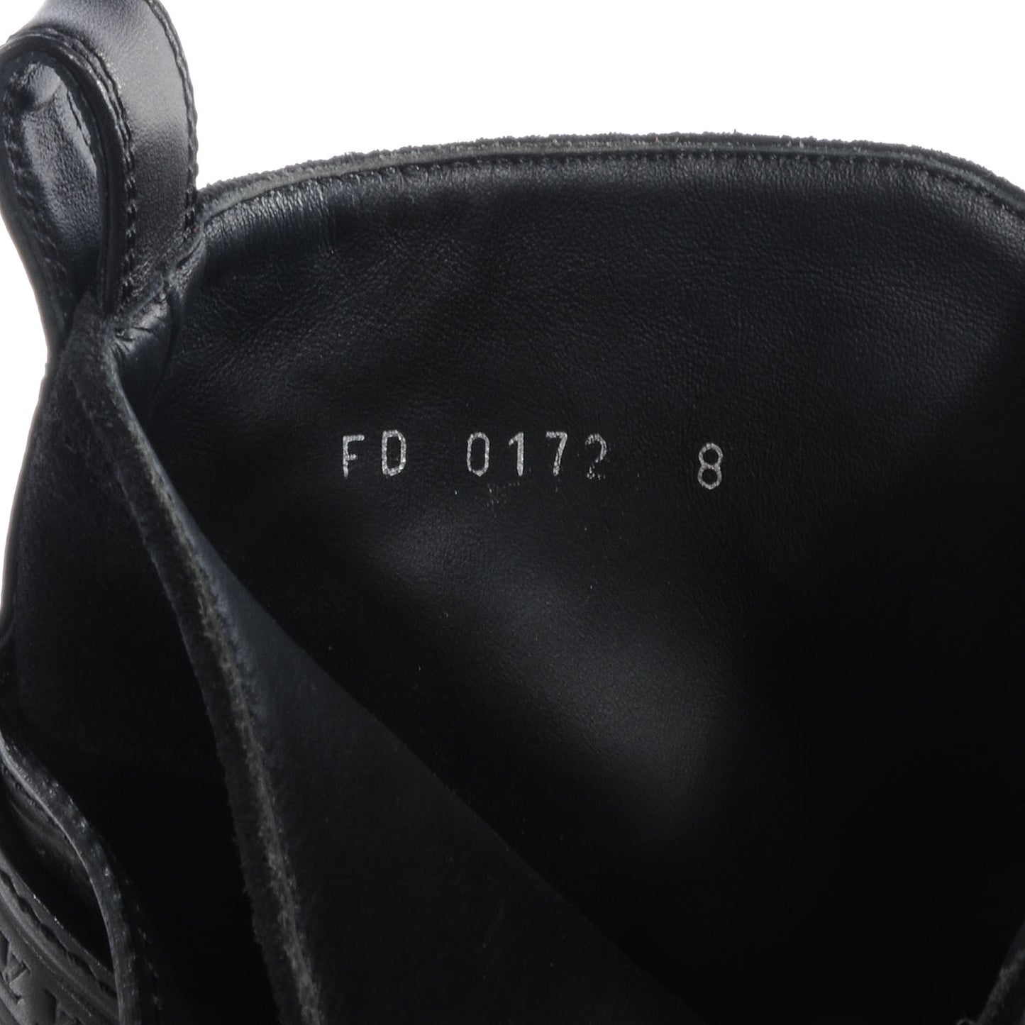 Suede Calf Rodeo Ankle Boots Mens 8 M Noir