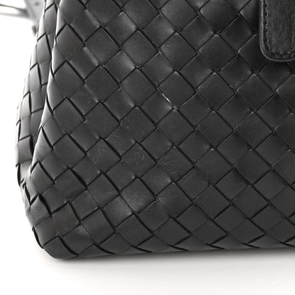 Bottega Veneta Nappa Intrecciato Small Roma Tote Black 11 of 13