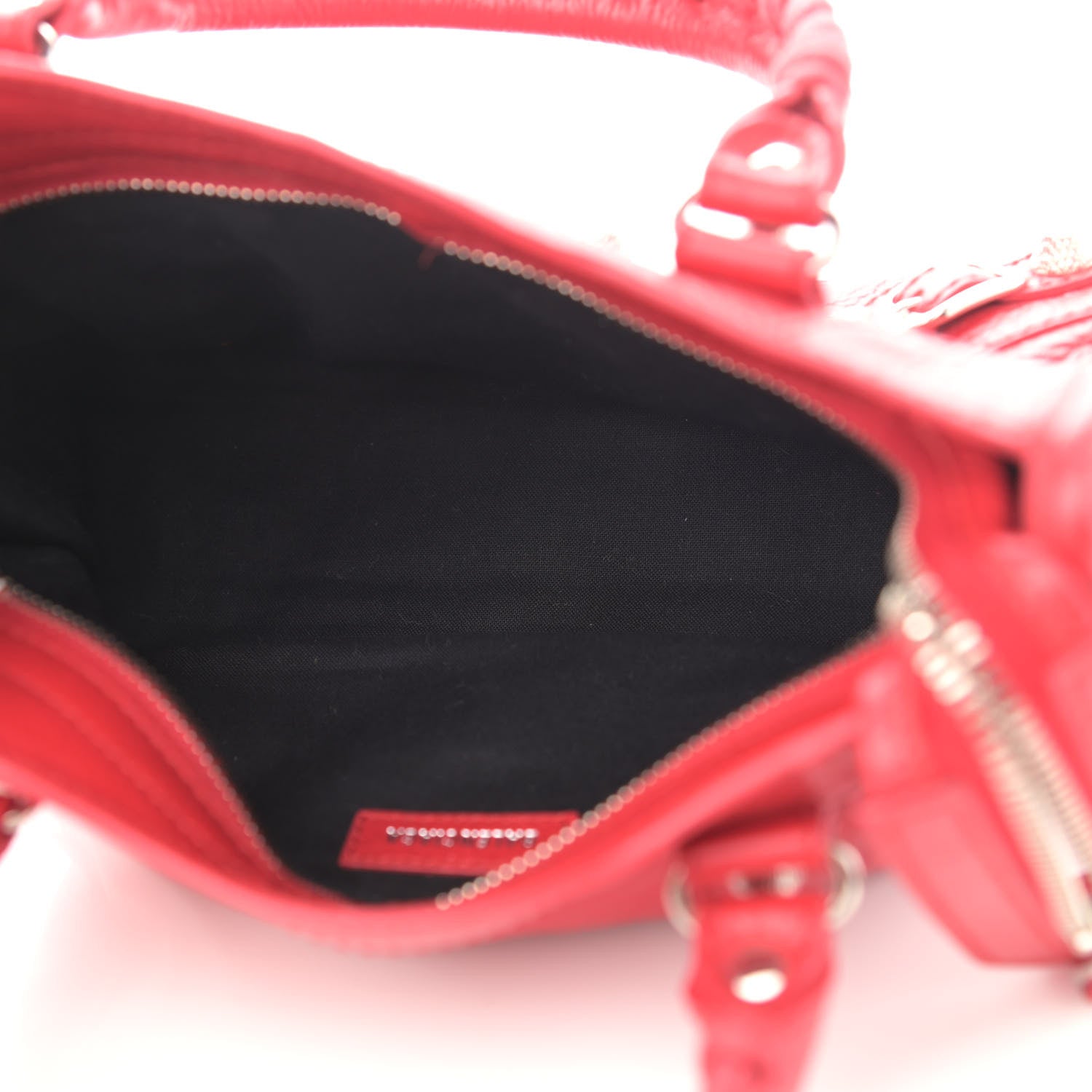 Balenciaga Agneau Giant 12 Silver Hardware Mini City Rouge Cardinal 4 of 9