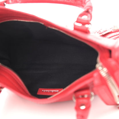 Balenciaga Agneau Giant 12 Silver Hardware Mini City Rouge Cardinal 4 of 9
