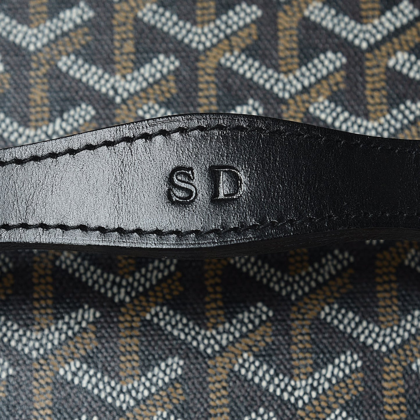 Goyardine Sardaigne Train Case Black