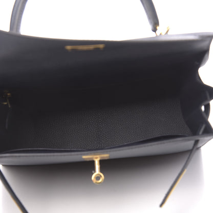 Hermes Epsom Kelly 28 Bleu Indigo 6 of 11