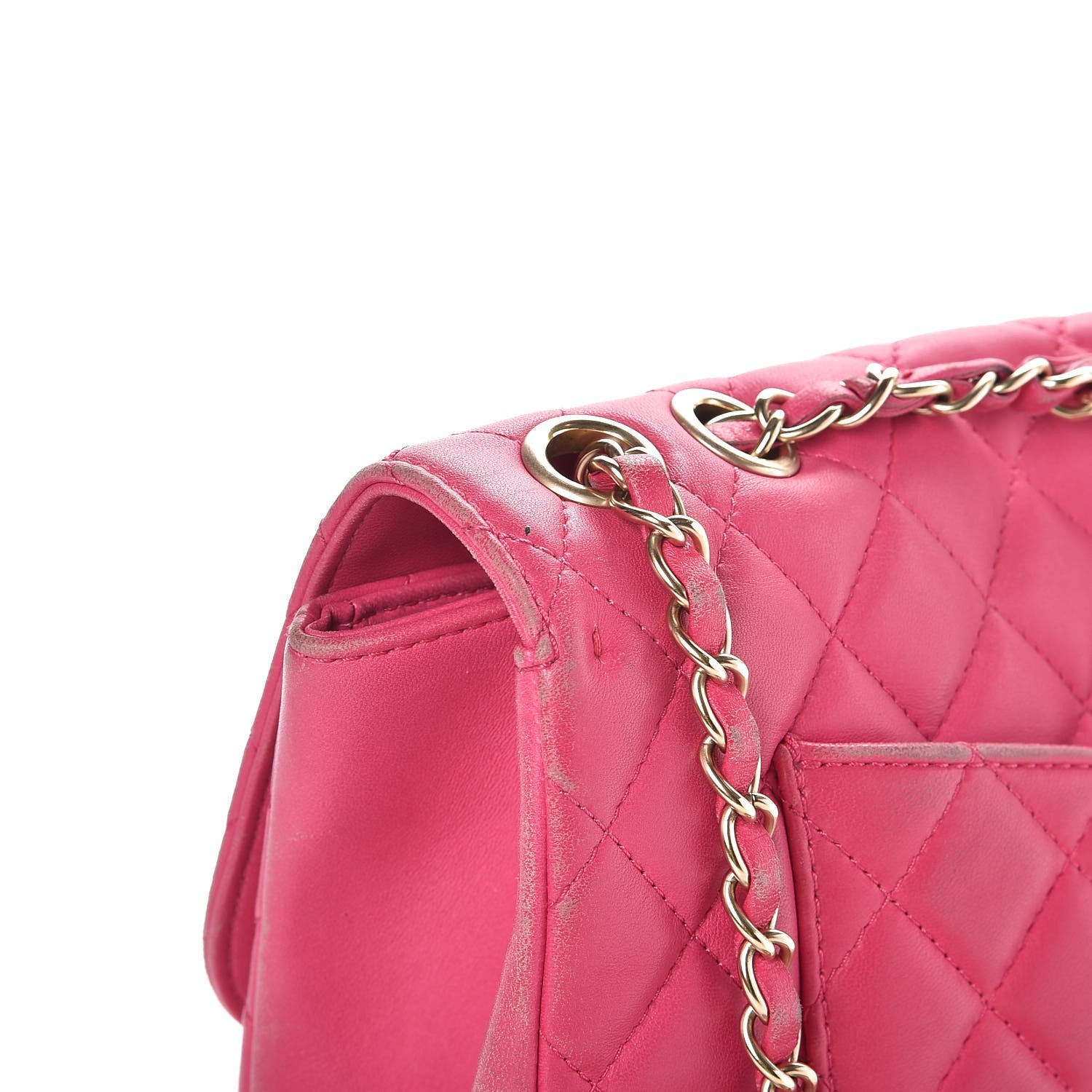 Chanel Lambskin Quilted Medium Mademoiselle Chic Flap Pink 13 of 19