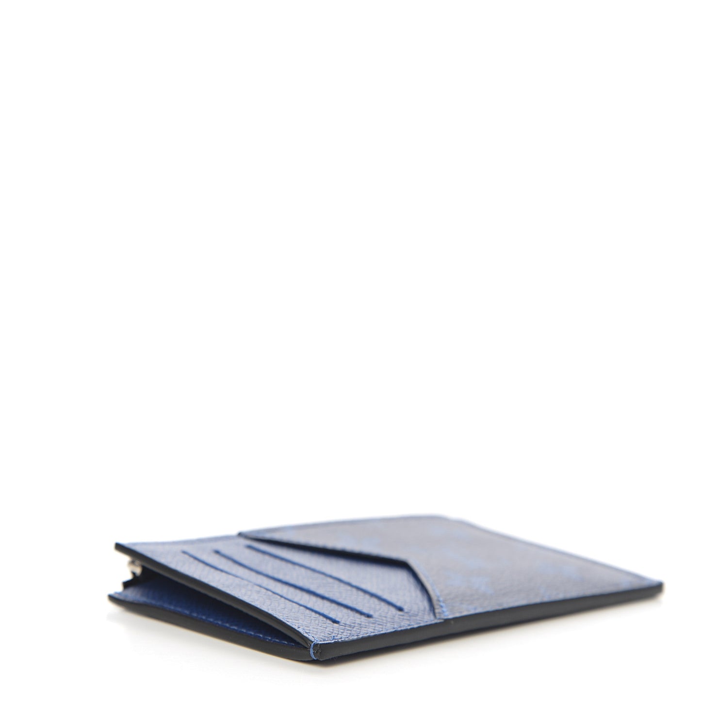 Monogram Taiga Coin Card Holder Cobalt