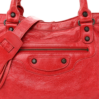 Balenciaga Agneau Classic Hardware City Rouge Cardinal 8 of 23