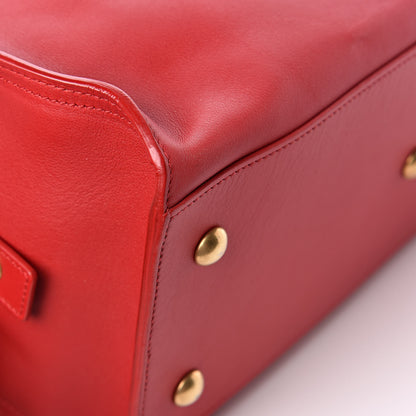 Saint Laurent Calfskin Small Classic Y Cabas Red 10 of 12