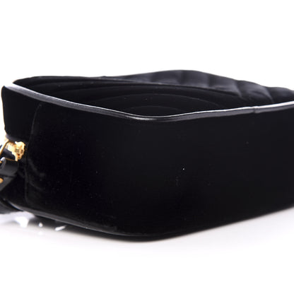 Saint Laurent Velour Matelasse Monogram Lou Belt Bag Black 6 of 8