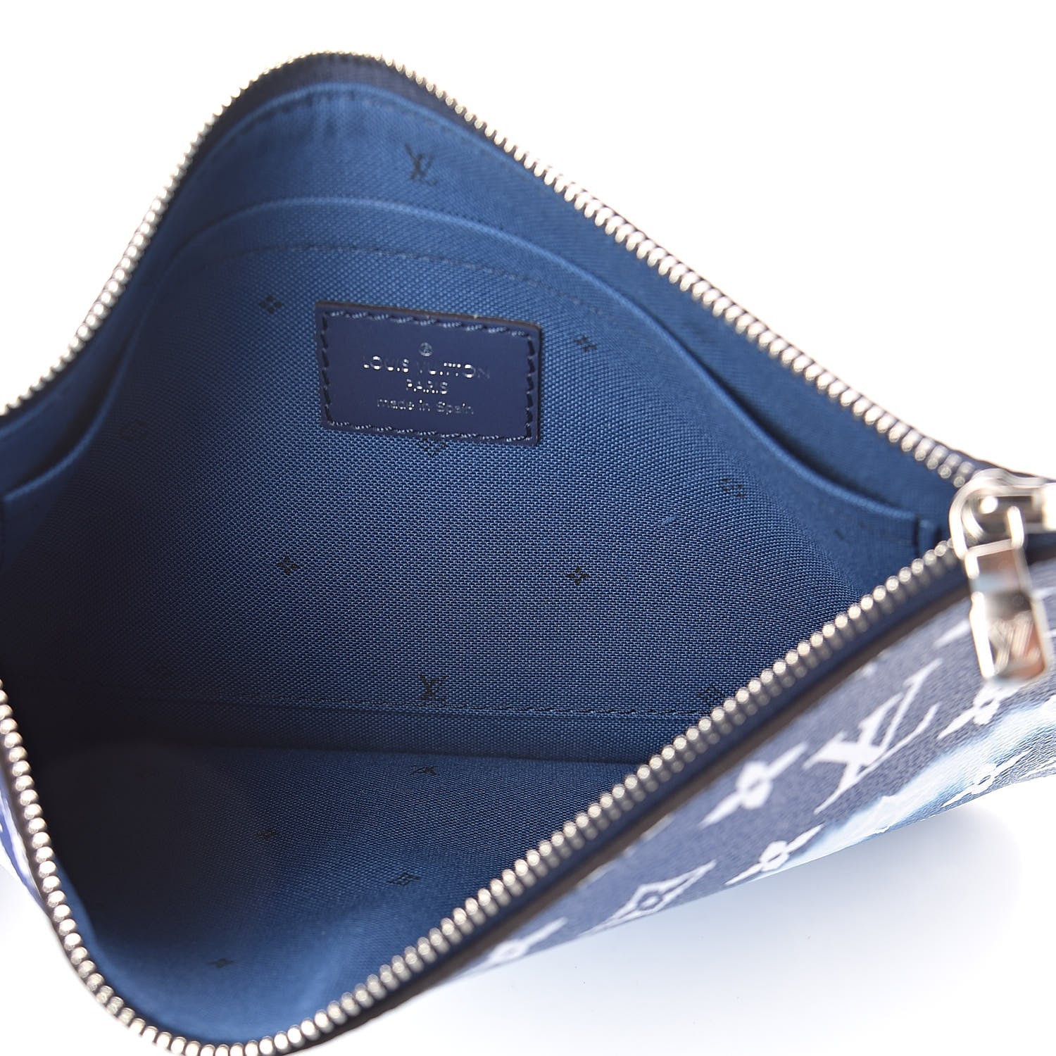 Louis Vuitton Monogram Escale Neverfull MM GM Pochette Blue 5 of 6