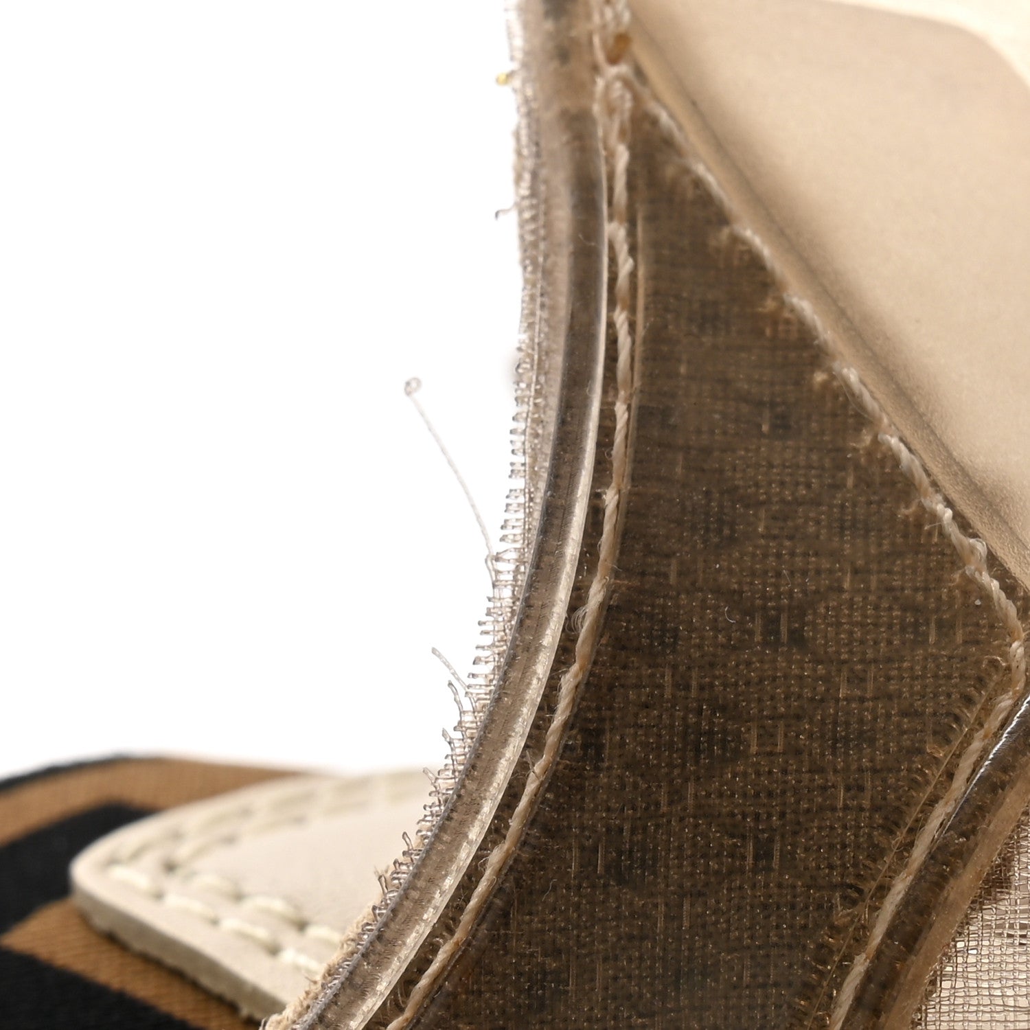 Fendi Fabric Calfskin Rubber Transparent Mens Fendi Flow Low Top Sneakers 12 Beige Tartufo 10 of 11