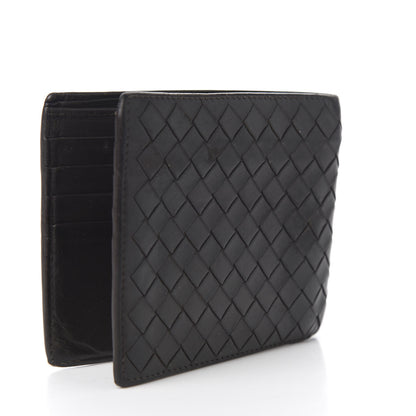Bottega Veneta Nappa Intrecciato Bi-Fold Wallet Ebano 2 of 7