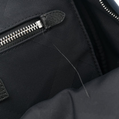 Burberry Nylon Check Print Abbeydale Simple Backpack Navy 11 of 14