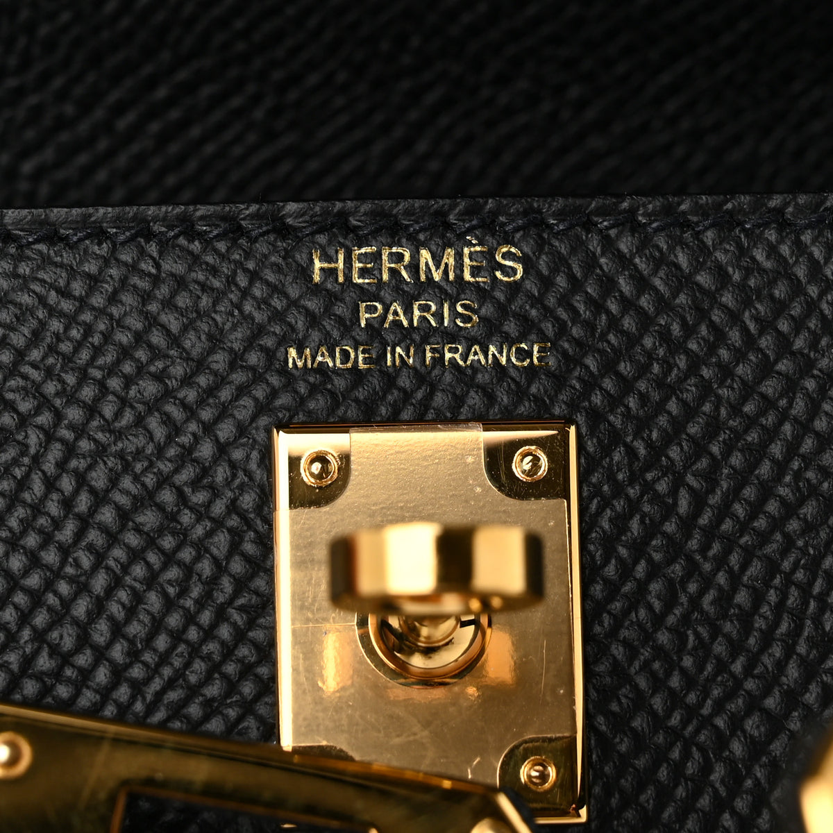 Hermes Epsom Kelly Sellier 25 Black 6 of 11