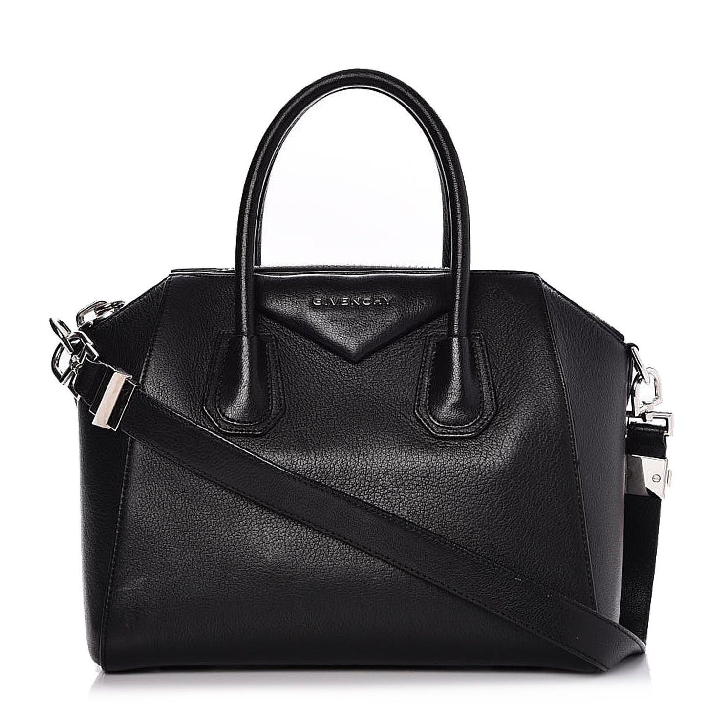 Sugar Goatskin Small Antigona Black