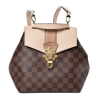 Louis Vuitton Damier Ebene Clapton Backpack Creme 1 of 12