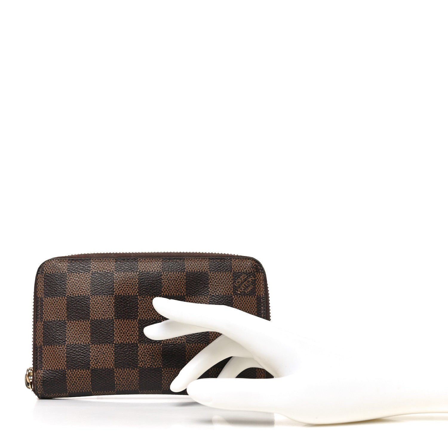 Louis Vuitton Damier Ebene Compact Zippy Wallet 2 of 6