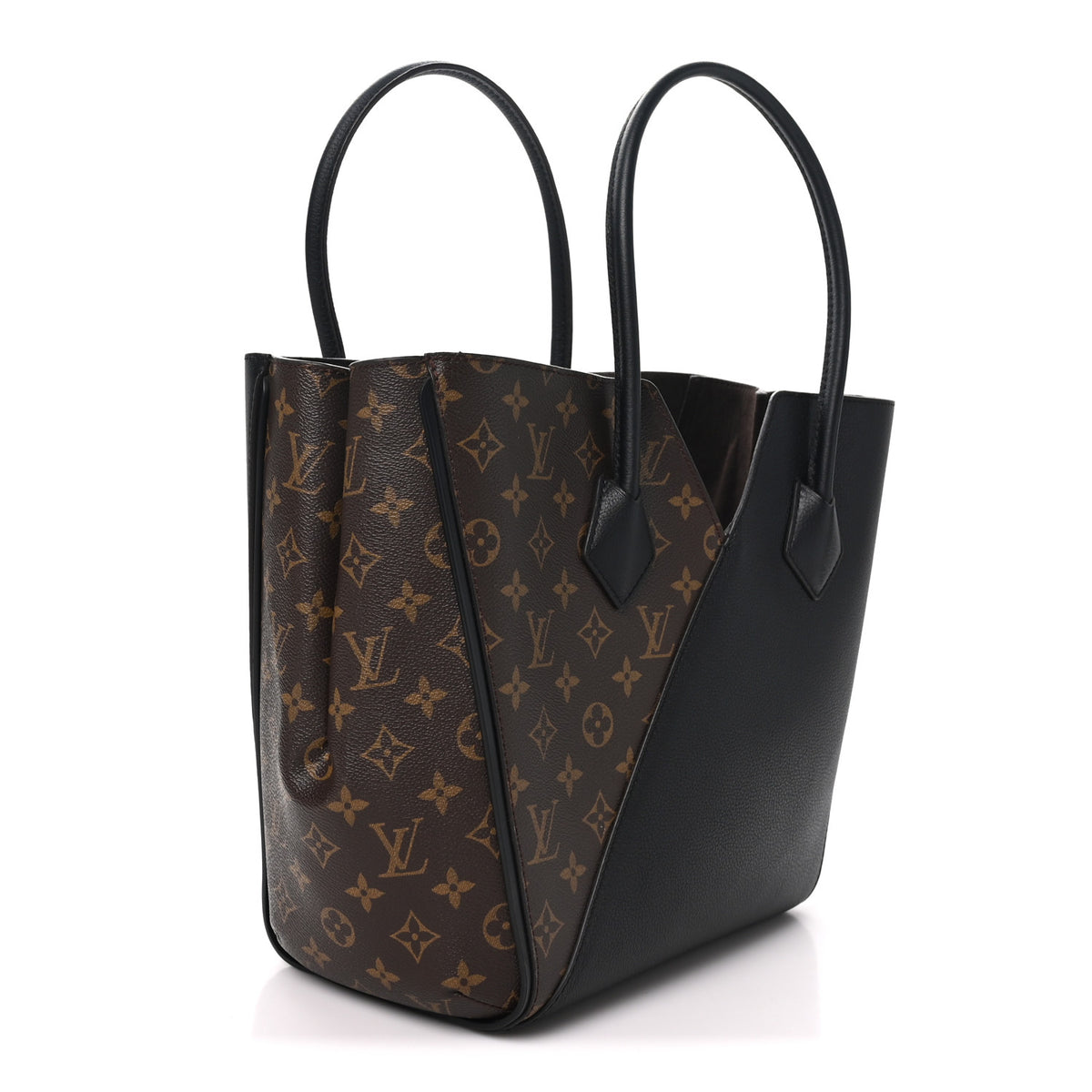 Calfskin Monogram Kimono Tote Black