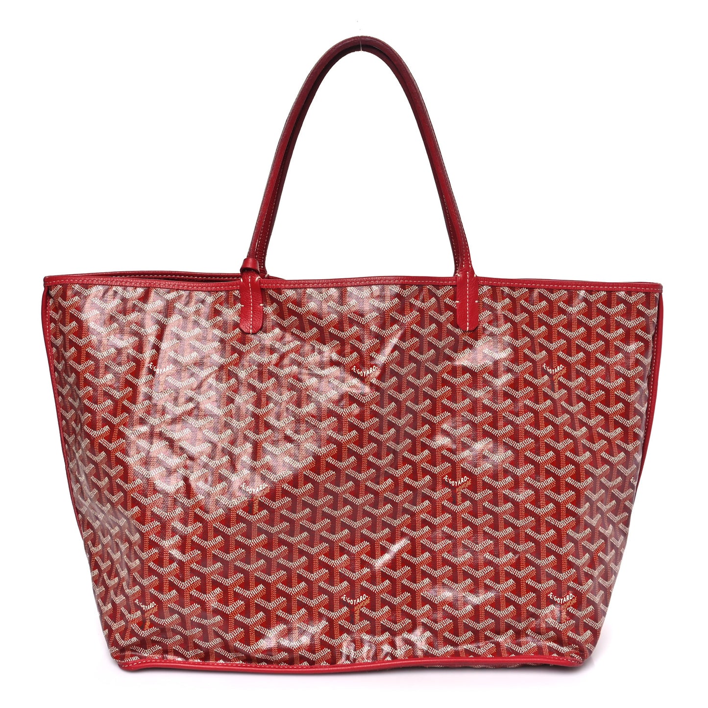 Goyardine Reversible Anjou GM Red