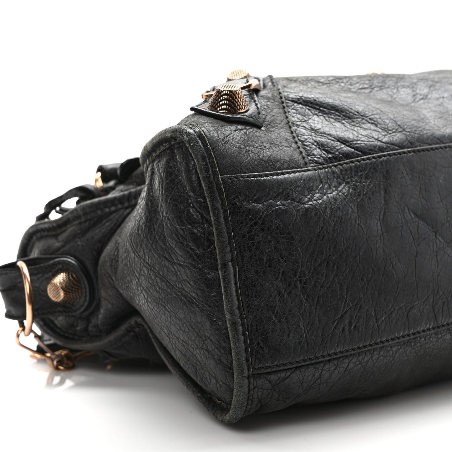 Agneau Giant 21 Rose Gold Hardware City Black