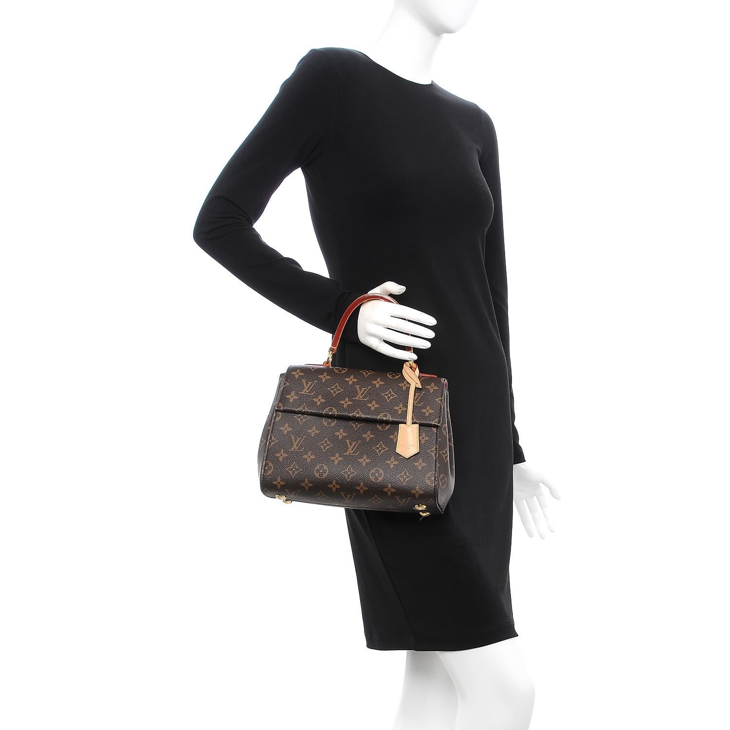 Louis Vuitton Monogram Cluny BB Bordeaux Fuchsia 2 of 7
