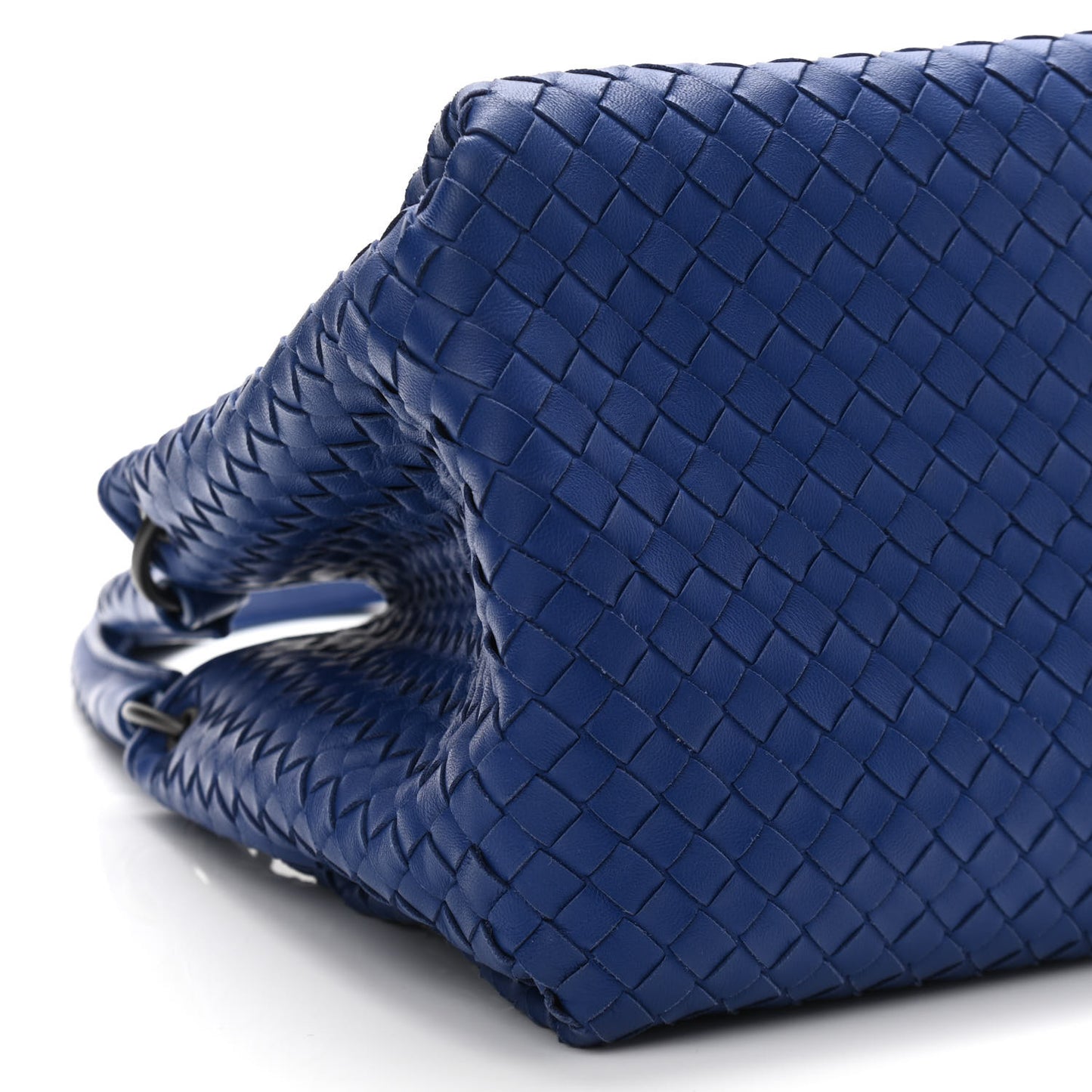 Nappa Intrecciato Parachute Bag Signal Blue