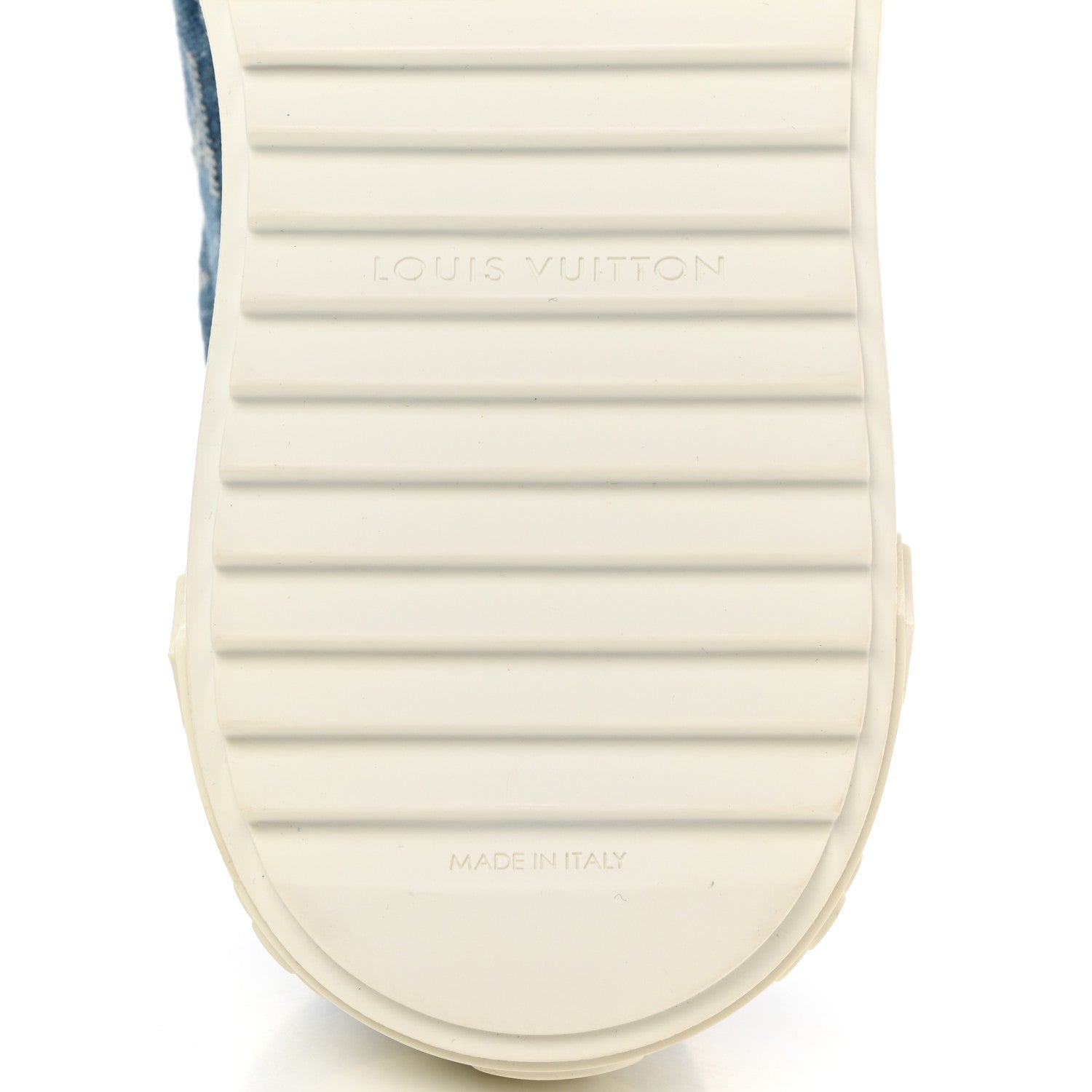 Louis Vuitton Denim Monogram Time Out Sneakers 38 8 of 8