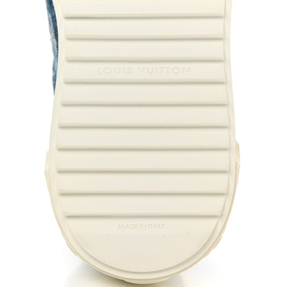 Louis Vuitton Denim Monogram Time Out Sneakers 38 8 of 8