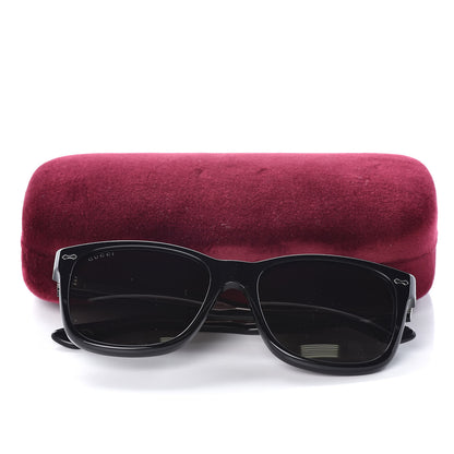 Gucci Square Frame Sunglasses GG0050S Black 9 of 9