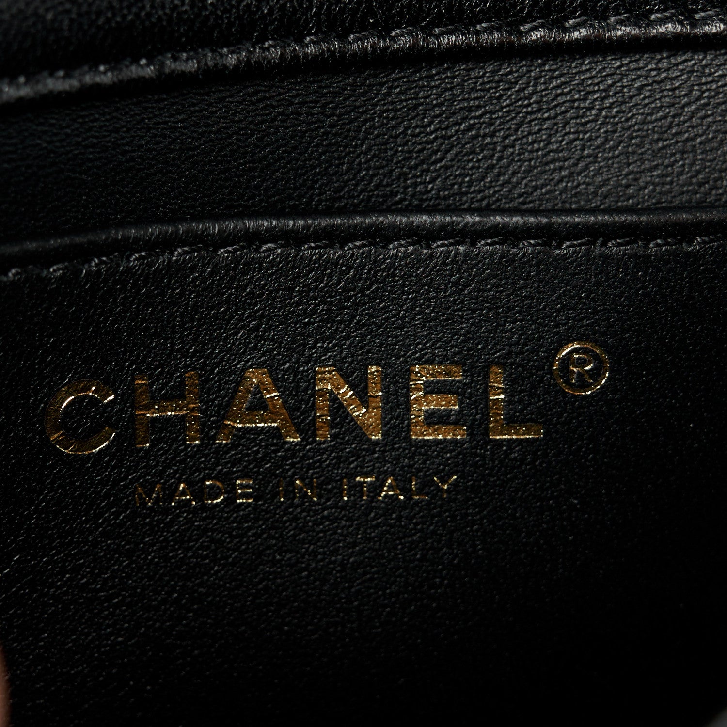 Chanel Shiny Lambskin Quilted Pearl Twist Mini Square Flap Black 6 of 15