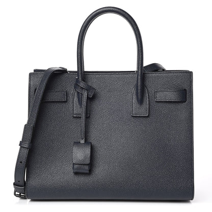 Saint Laurent Grained Calfskin Baby Sac De Jour Marine 1 of 10