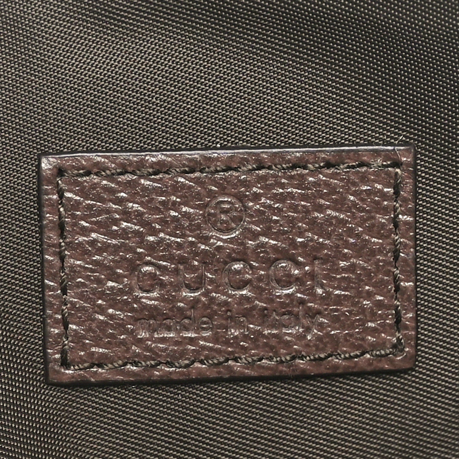 Gucci GG Supreme Monogram Textured Calfskin Web Medium Ophidia Cosmetic Case Beige Ebony New Acero 6 of 11