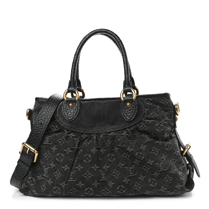Louis Vuitton Denim Neo Cabby MM Black 1 of 10