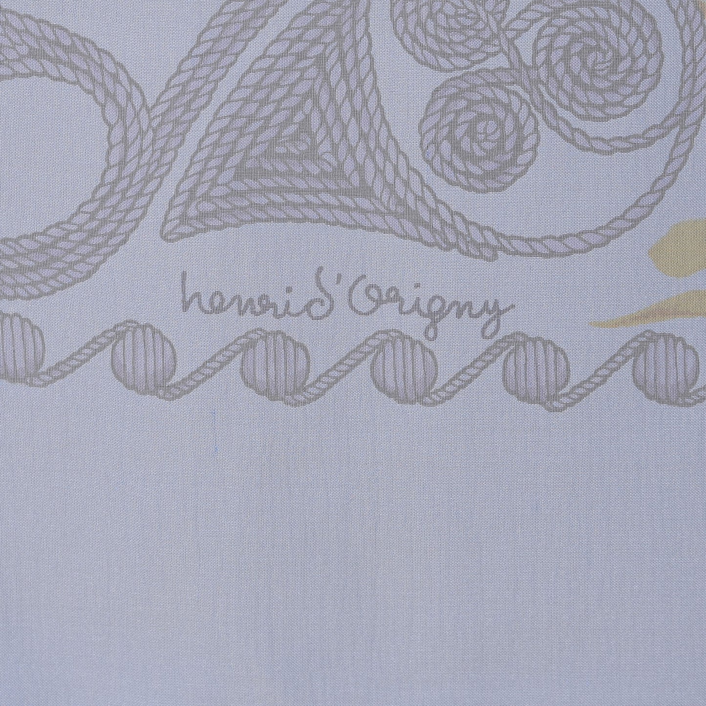 Silk Mousseline Arabesque Scarf 140