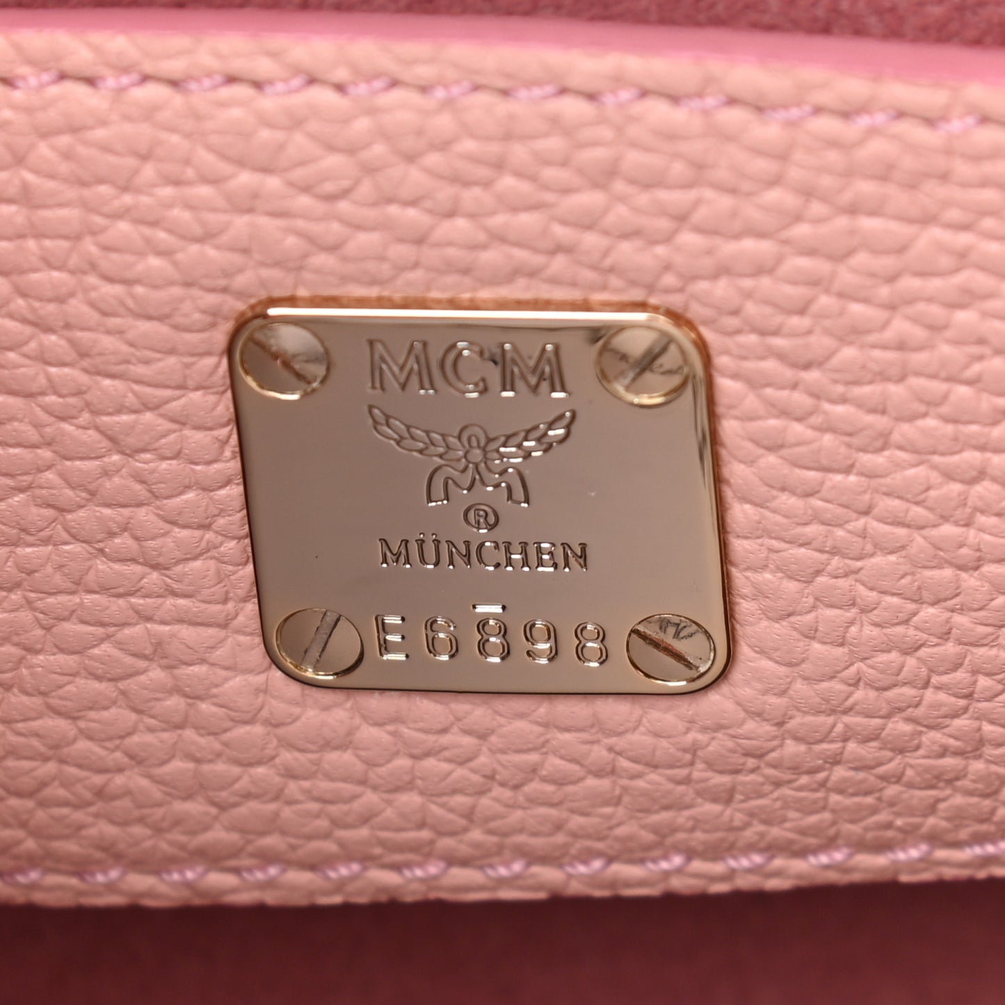 Tweed Mink Fur Sequin Mini Tote Pink Blush