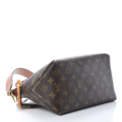 Louis Vuitton Monogram Beaubourg Hobo Mini Bordeaux Red Peach Safran Blue Jean Blue 5 of 11