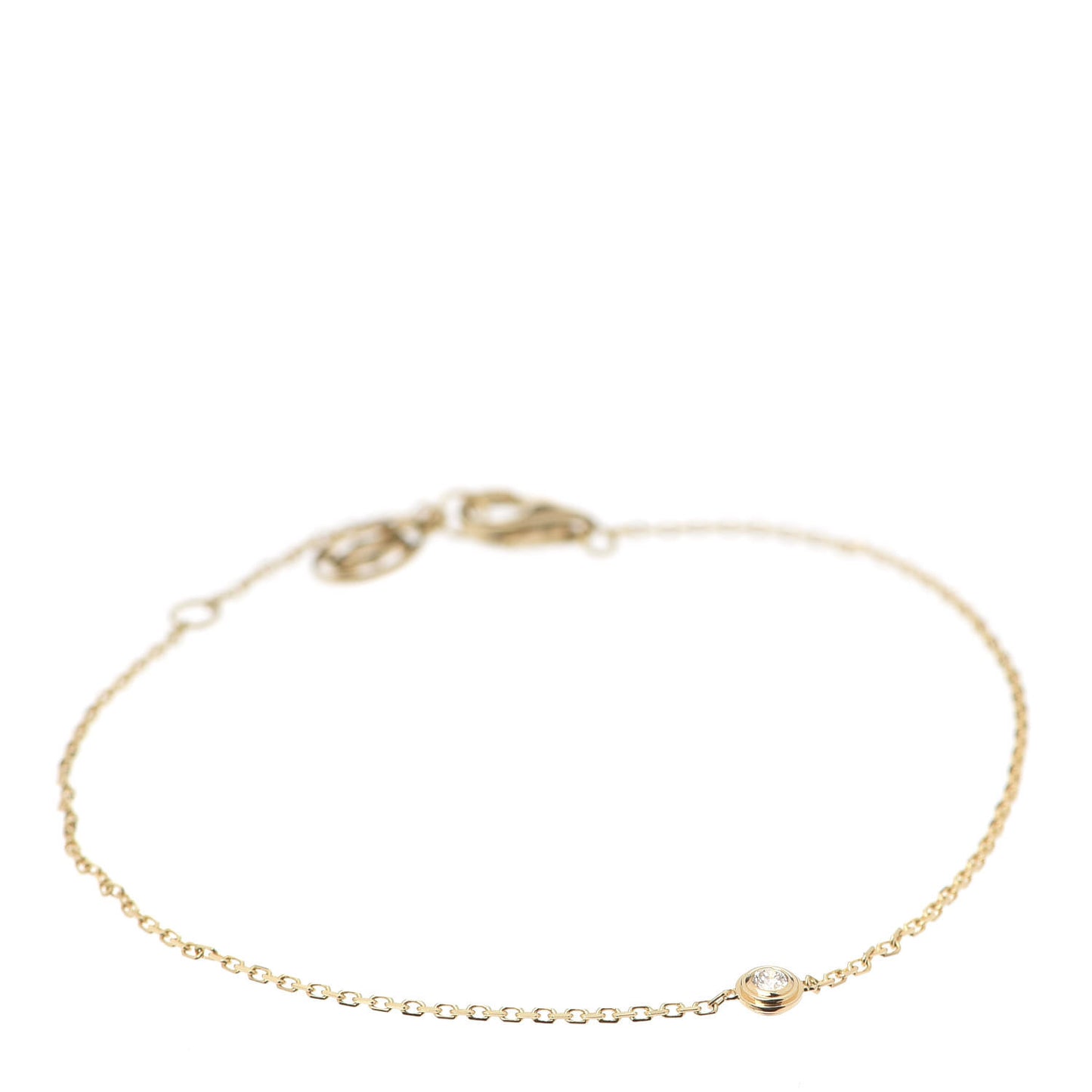 18K Yellow Gold Diamond XS D'Amour Bracelet