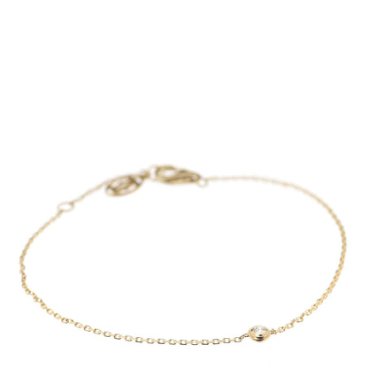 Cartier 18K Yellow Gold Diamond XS D'Amour Bracelet 1 of 7