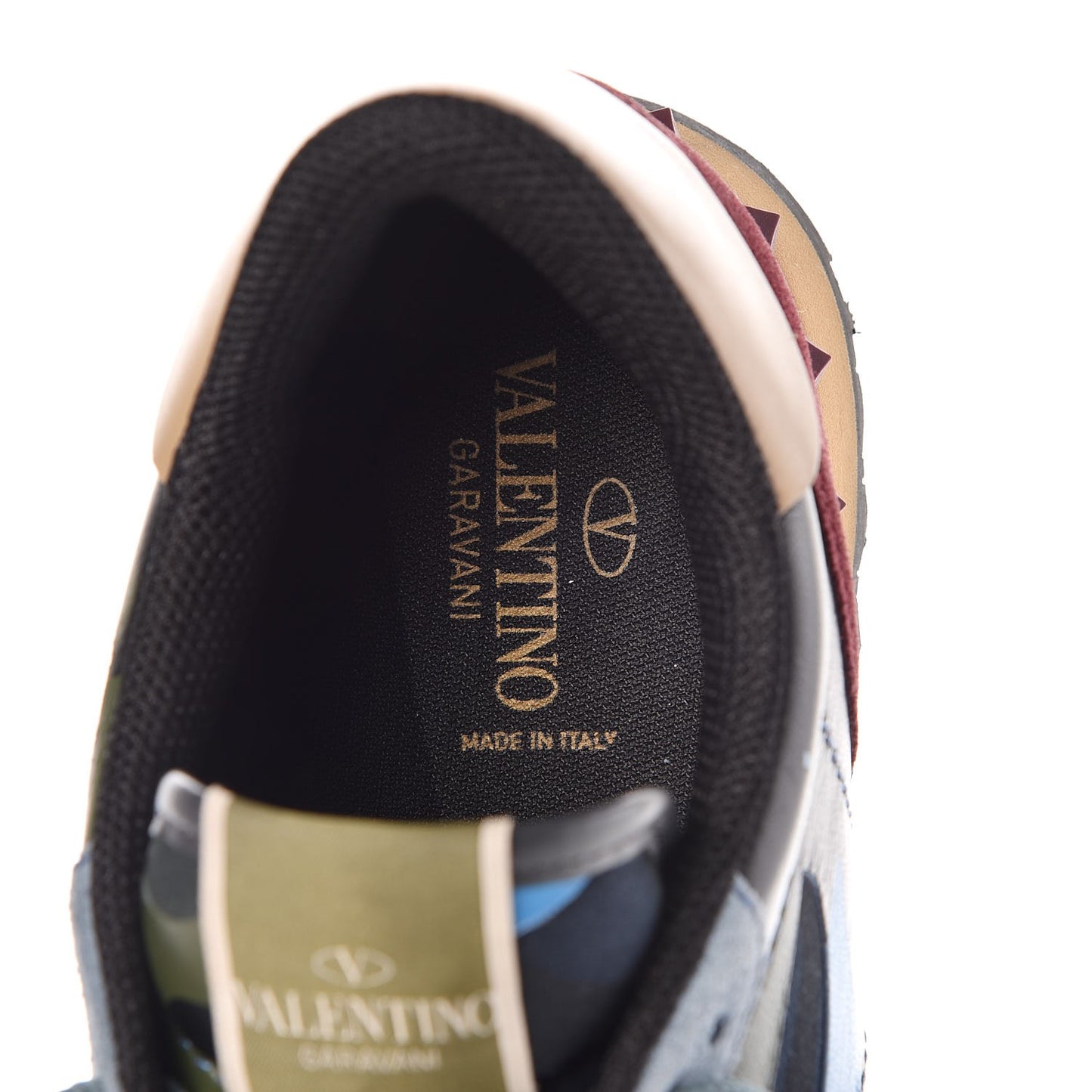 Nappa Suede Camouflage Mens Rockrunner Sneakers 45 Multicolor