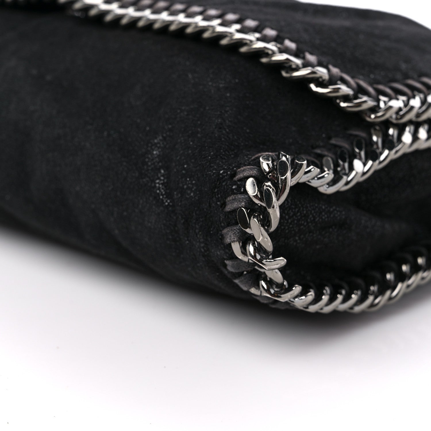Stella McCartney Shaggy Deer Falabella Crossbody Clutch Black 8 of 13