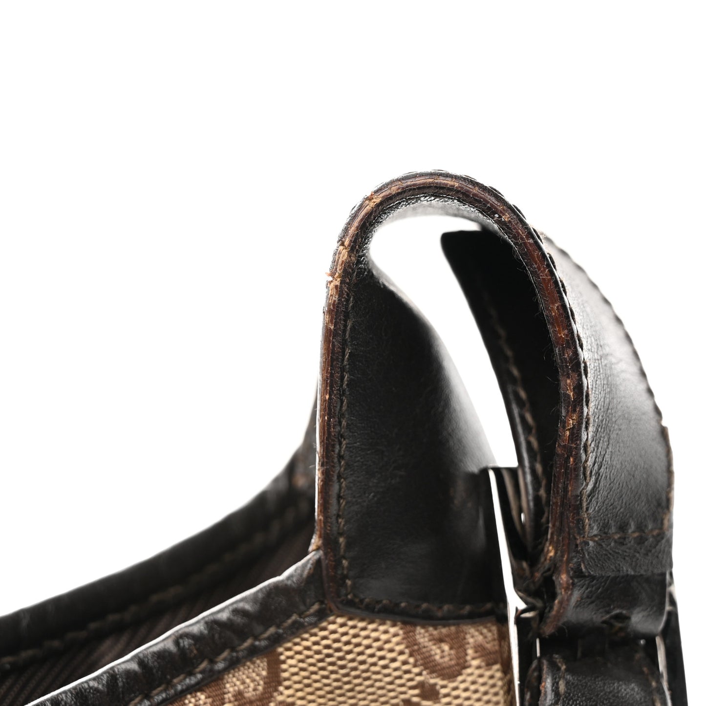 Monogram Web Small Jackie O Hobo Dark Brown